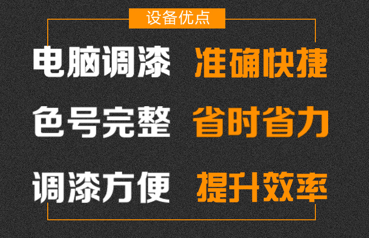 高級汽車調(diào)漆系統(tǒng)